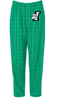 Green Bulldog Flannel PJS - YOUTH SIZES ONLY
