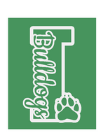 Long Sleeve Bulldog T-shirt - Youth Sizes Only